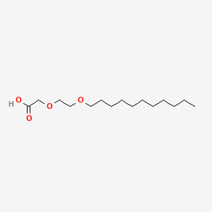 UNDECETH-5 CARBOXYLIC ACID 분자 구조