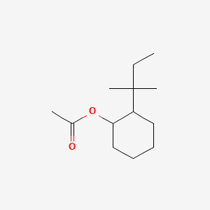 ISOPENTYL CYCLOHEXYL ACETATE 분자 구조