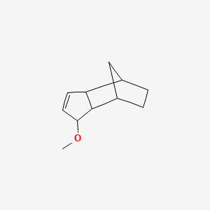 4,7-Methano-1H-indene, 3a,4,5,6,7,7a-hexahydromethoxy- 분자 구조
