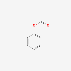 Acetic acid, 4-methylphenyl ester 분자 구조