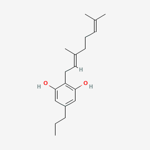 CANNABIGEROVARIN 분자 구조