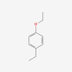 Benzene, 1-ethoxy-4-ethyl- 분자 구조