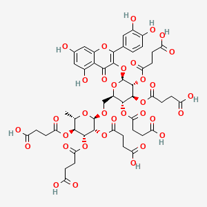 RUTINYL SUCCINATE 분자 구조