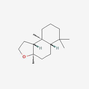 Naphtho[2,1-b]furan, dodecahydro-3a,6,6,9a-tetramethyl-, [3aR-(3a.alpha.,5a.beta.,9a.alpha.,9b.beta.)]- 분자 구조