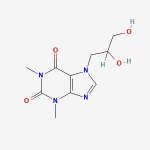 DYPHYLLINE 분자 구조