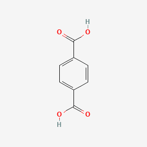 1,4-Benzenedicarboxylic acid 분자 구조