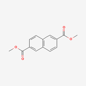 2,6-Naphthalenedicarboxylic acid, 2,6-dimethyl ester 분자 구조