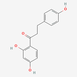 TRIHYDROXYDIHYDROCHALCONE 분자 구조