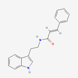 CINNAMOYL TRYPTAMINE 분자 구조