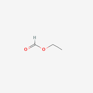 Formic acid, ethyl ester 분자 구조