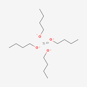 1-Butanol, titanium(4+) salt 분자 구조
