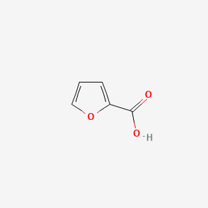 2-Furancarboxylic acid 분자 구조