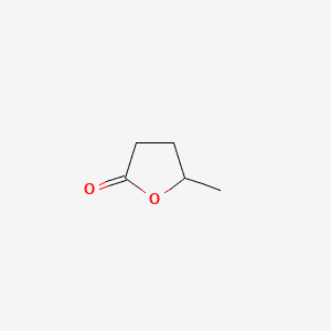 2(3H)-Furanone, dihydro-5-methyl- 분자 구조