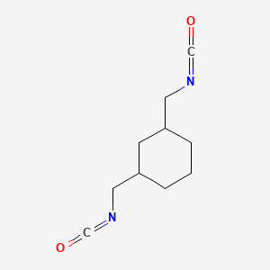 Cyclohexane, 1,3-bis(isocyanatomethyl)- 분자 구조