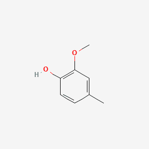 2-METHOXY-P-CRESOL 분자 구조