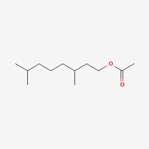 DIHYDROCITRONELLYL ACETATE 분자 구조