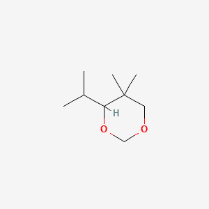 ISOPROPYL-DIMETHYL-DIOXANE 분자 구조
