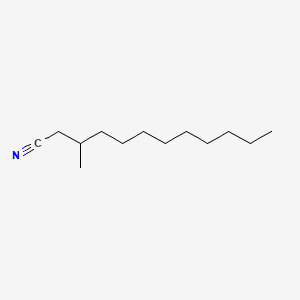 3-METHYLDODECANONITRILE 분자 구조