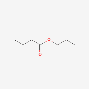 Butanoic acid, propyl ester 분자 구조