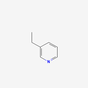 Pyridine, 3-ethyl- 분자 구조