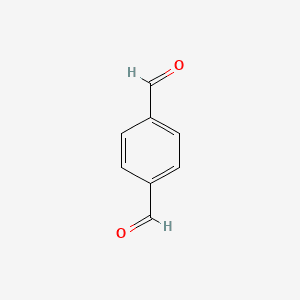 1,4-Benzenedicarboxaldehyde 분자 구조