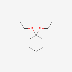 Cyclohexane, 1,1-diethoxy- 분자 구조