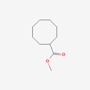 Cyclooctanecarboxylic acid, methyl ester 분자 구조