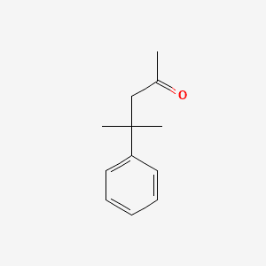 2-Pentanone, 4-methyl-4-phenyl- 분자 구조