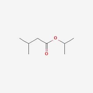 Butanoic acid, 3-methyl-, 1-methylethyl ester 분자 구조