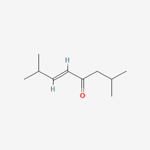 5-Octen-4-one, 2,7-dimethyl- 분자 구조