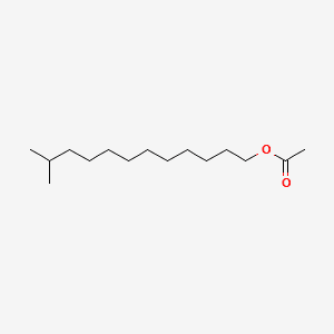 ISOTRIDECYL ACETATE 분자 구조