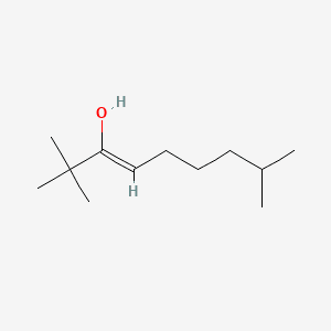 Nonen-3-ol, 2,2,8-trimethyl- 분자 구조