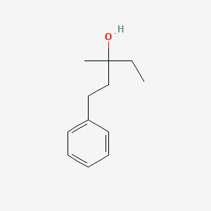 Benzenepropanol, .alpha.-ethyl-.alpha.-methyl- 분자 구조