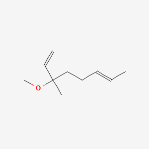 1,6-Octadiene, 3-methoxy-3,7-dimethyl- 분자 구조