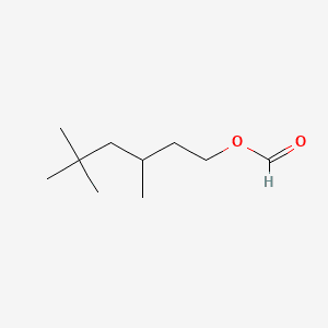 1-Hexanol, 3,5,5-trimethyl-, formate 분자 구조