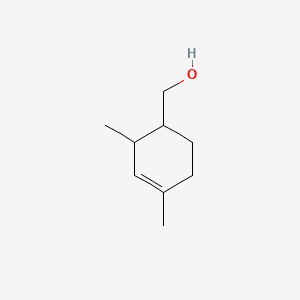 3-Cyclohexene-1-methanol, 2,4-dimethyl- 분자 구조