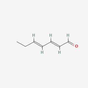 HEPTADIENAL 분자 구조