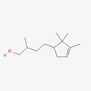 TETRAMETHYL-3-CYCLOPENTENEBUTANOL Molecular structure