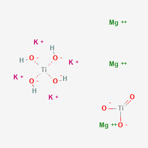 MAGNESIUM POTASSIUM TITANATE 분자 구조
