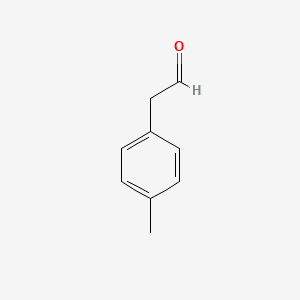 Benzeneacetaldehyde, 4-methyl- 분자 구조