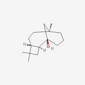 Caryophyllene alcohol 분자 구조