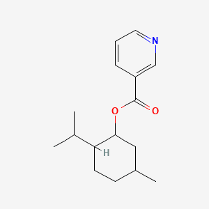 MENTHYL NICOTINATE 분자 구조