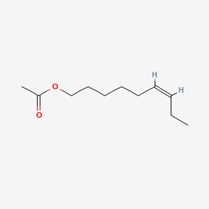 CIS-6-NONENYL ACETATE 분자 구조