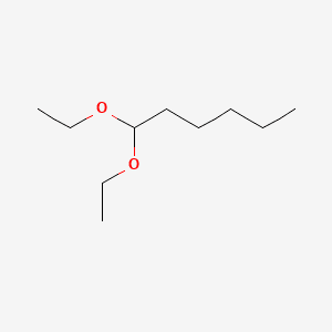 Hexane, 1,1-diethoxy- 분자 구조