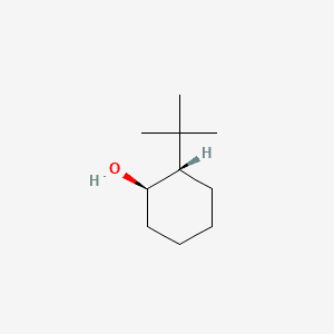 Cyclohexanol, 2-(1,1-dimethylethyl)-, trans- 분자 구조