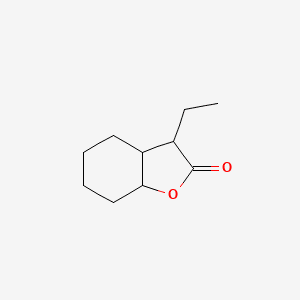 3-ETHYLHEXAHYDRO-3H-BENZOFURAN-2-ONE Molecular structure