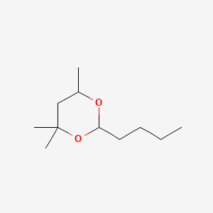 VALERALDEHYDE HEXYLENEGLYCOL ACETAL 분자 구조
