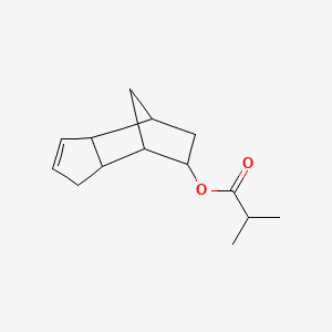 HEXAHYDRO-METHANOINDEN-6-YL ISOBUTYRATE Molecular structure