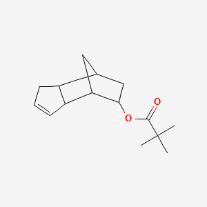 HEXAHYDRO-METHANOINDEN-5-YL PIVALATE Molecular structure