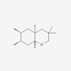 HEXAHYDRO-TETRAMETHYL-BENZOPYRAN Molecular structure